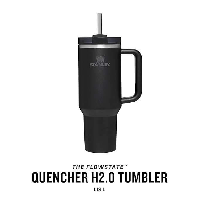 GenZ Stanley Quencher H2.0 FlowState Tumbler 1.2L - Cold For 11 Hours - Cup with Straw, Handle and Lid - Travel Mug For Cold or Hot Drinks