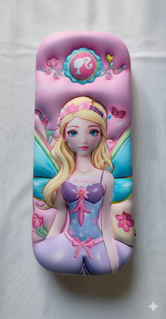 GenZ (EVA) 1Pc 3D Pencil Case, Sleek Design Medium Capacity Pencil Pouch Bag For Girls Students With Zip Closure Portable Stationery Bag Organizer Eva